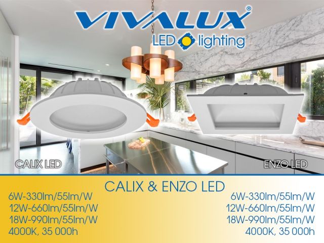 Луни с индиректна светлина CALIX LED и ENZO LED