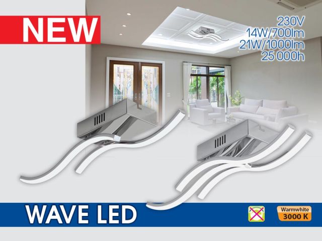 Декоративни LED осветителни тела WAVE LED
