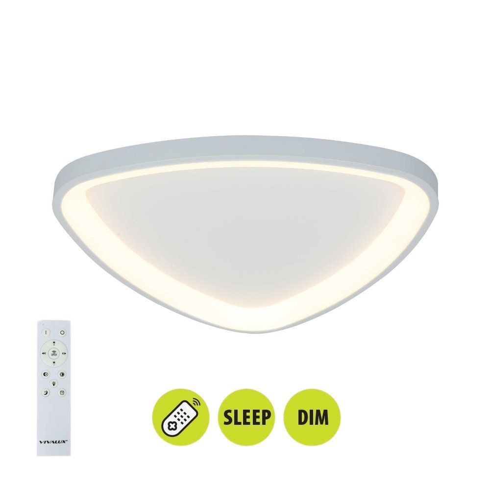Мултифункционална LED плафониера с дистанционно ANDROMEDA LED ∙ 72W ∙ бял ∙ CCT ∙ 3000-6000K