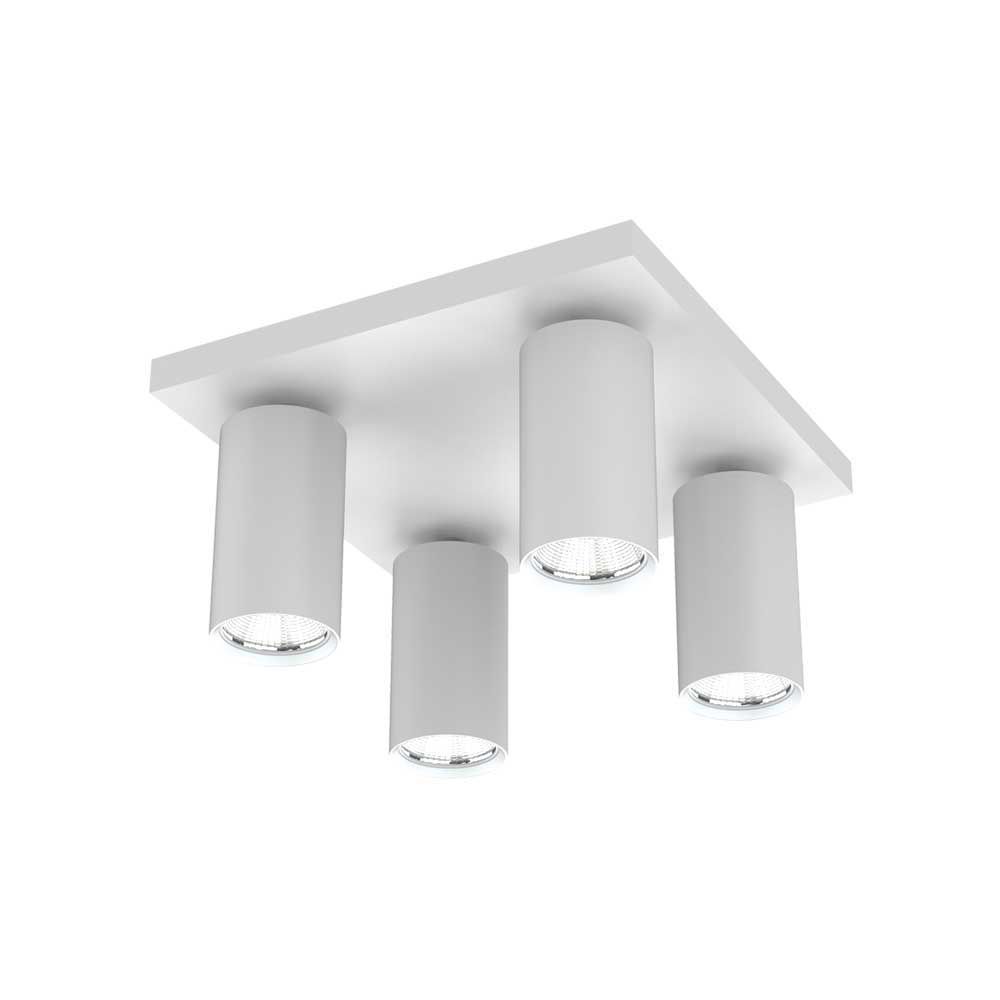 Квадратен спот за таван SP714-4SQ WH LUX ∙ бял ∙ 4xGU10